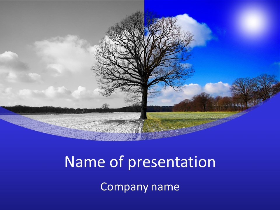 Home Conditioner Electricity PowerPoint Template