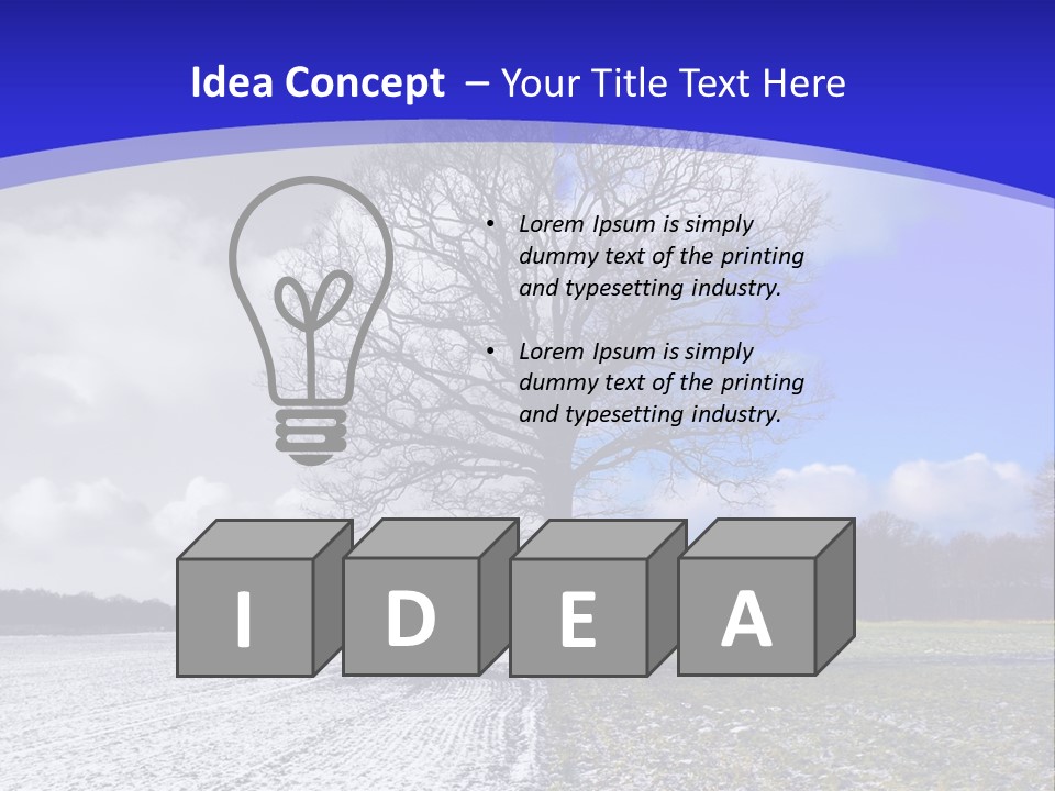 Home Conditioner Electricity PowerPoint Template