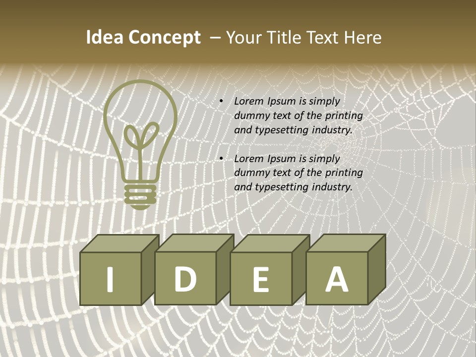 House Technology Power PowerPoint Template