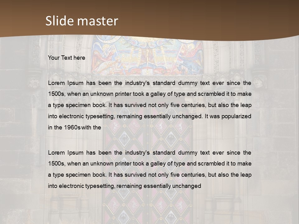 System Industry Conditioner PowerPoint Template