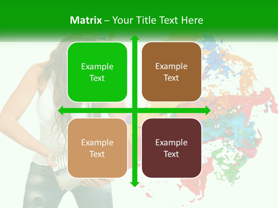 Electric House Temperature PowerPoint Template