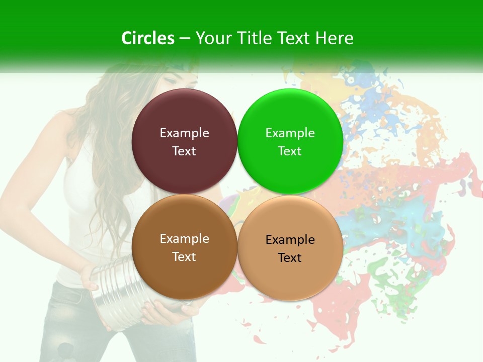 Electric House Temperature PowerPoint Template