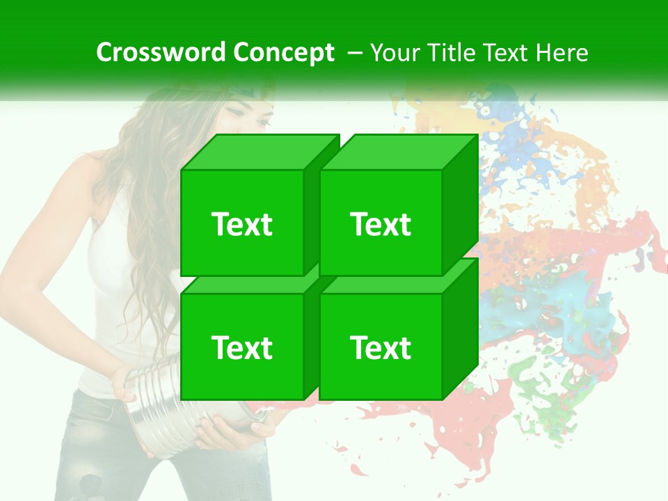 Electric House Temperature PowerPoint Template