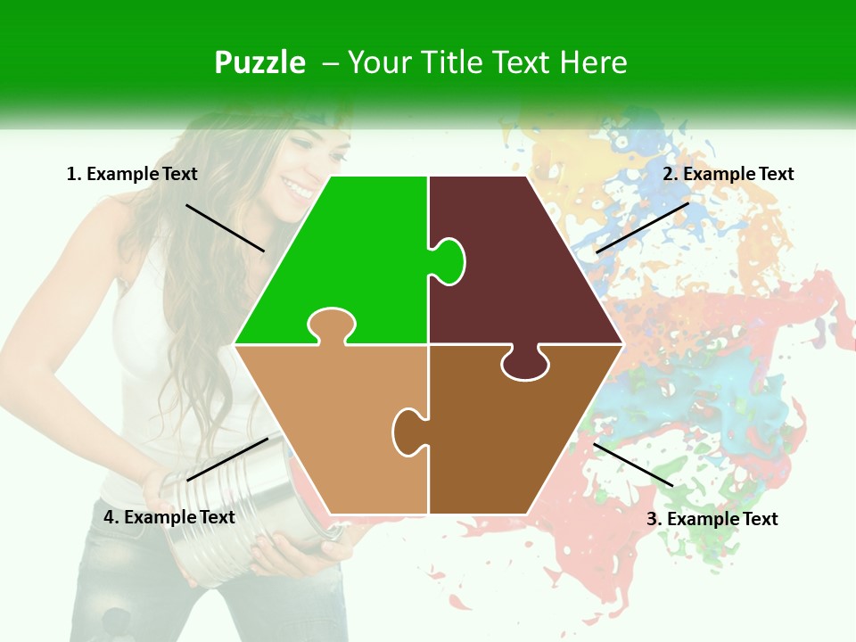 Electric House Temperature PowerPoint Template