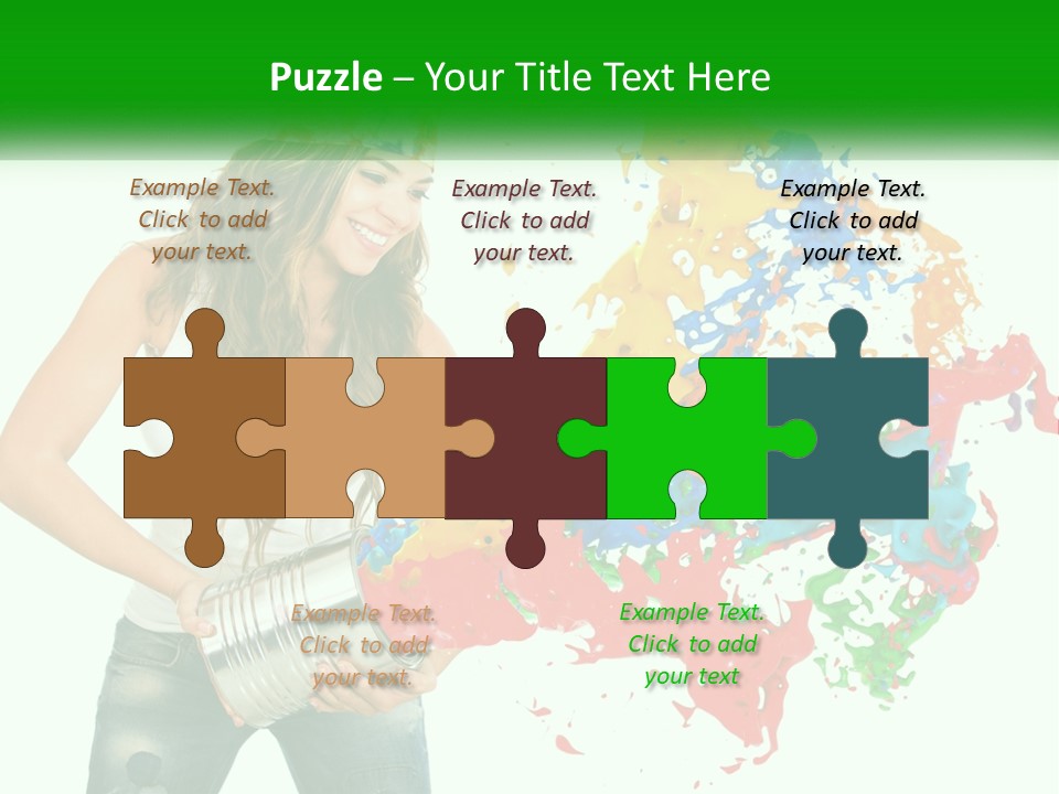 Electric House Temperature PowerPoint Template