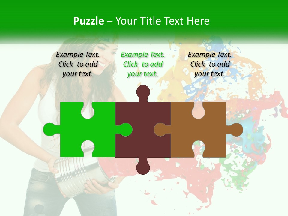 Electric House Temperature PowerPoint Template