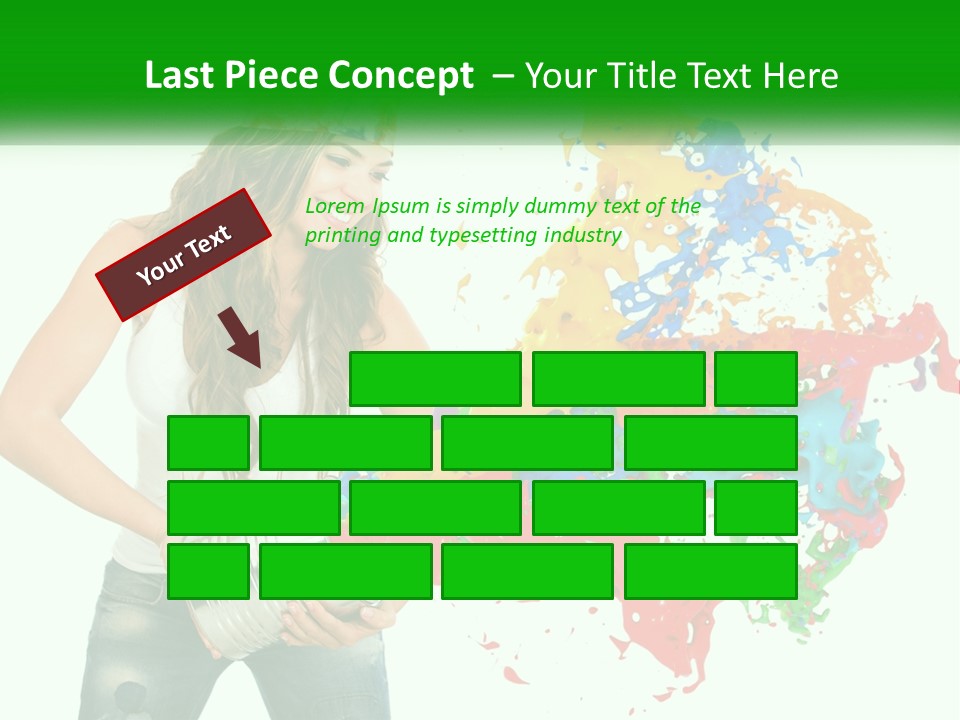 Electric House Temperature PowerPoint Template