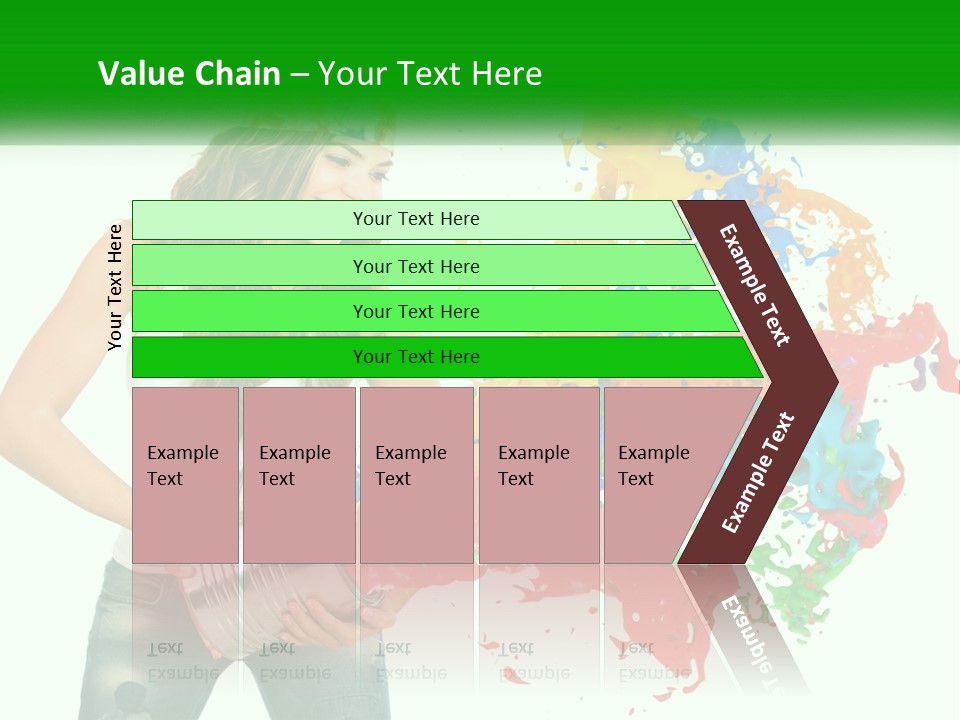 Electric House Temperature PowerPoint Template
