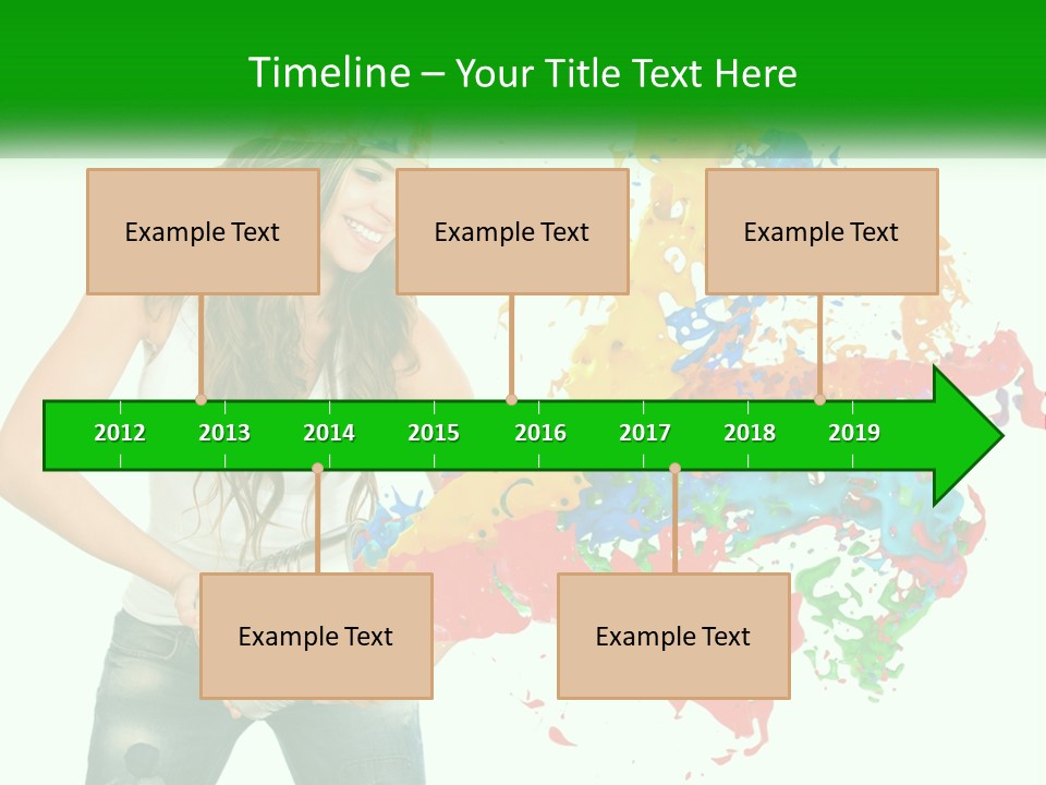 Electric House Temperature PowerPoint Template