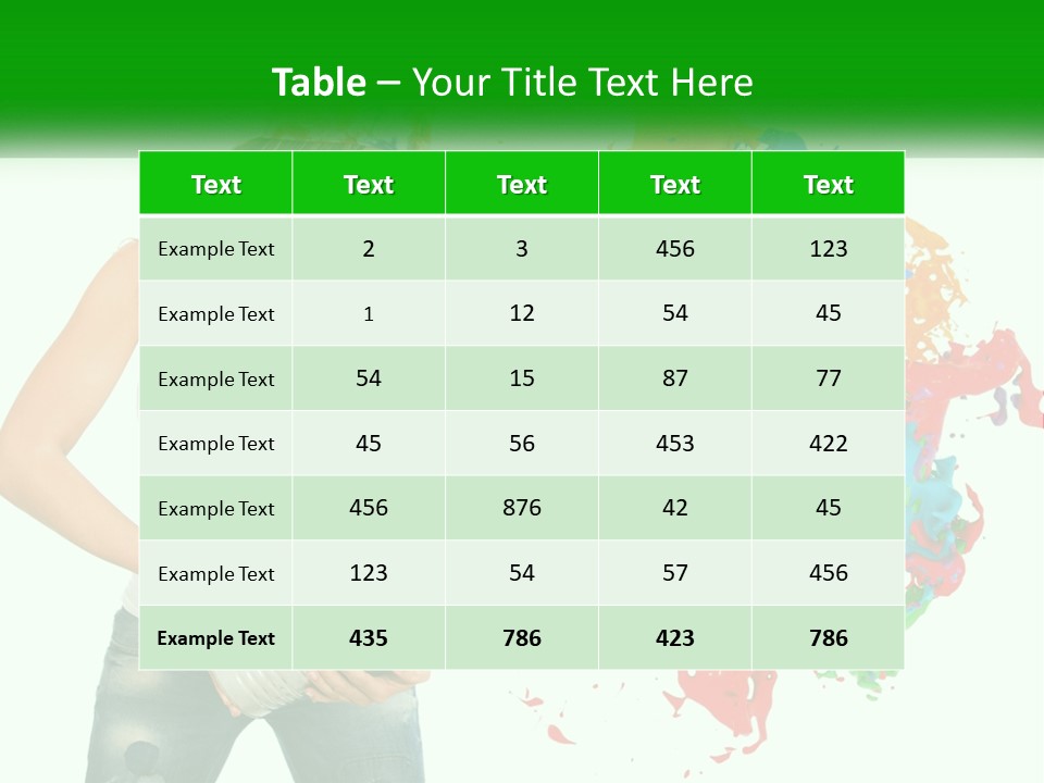Electric House Temperature PowerPoint Template