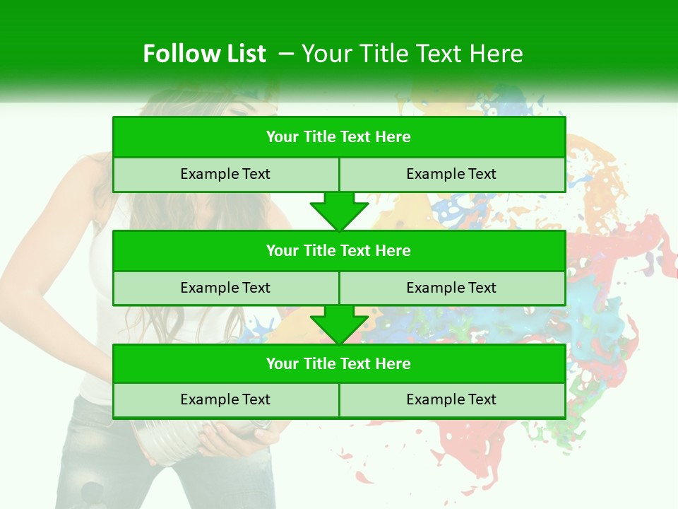 Electric House Temperature PowerPoint Template