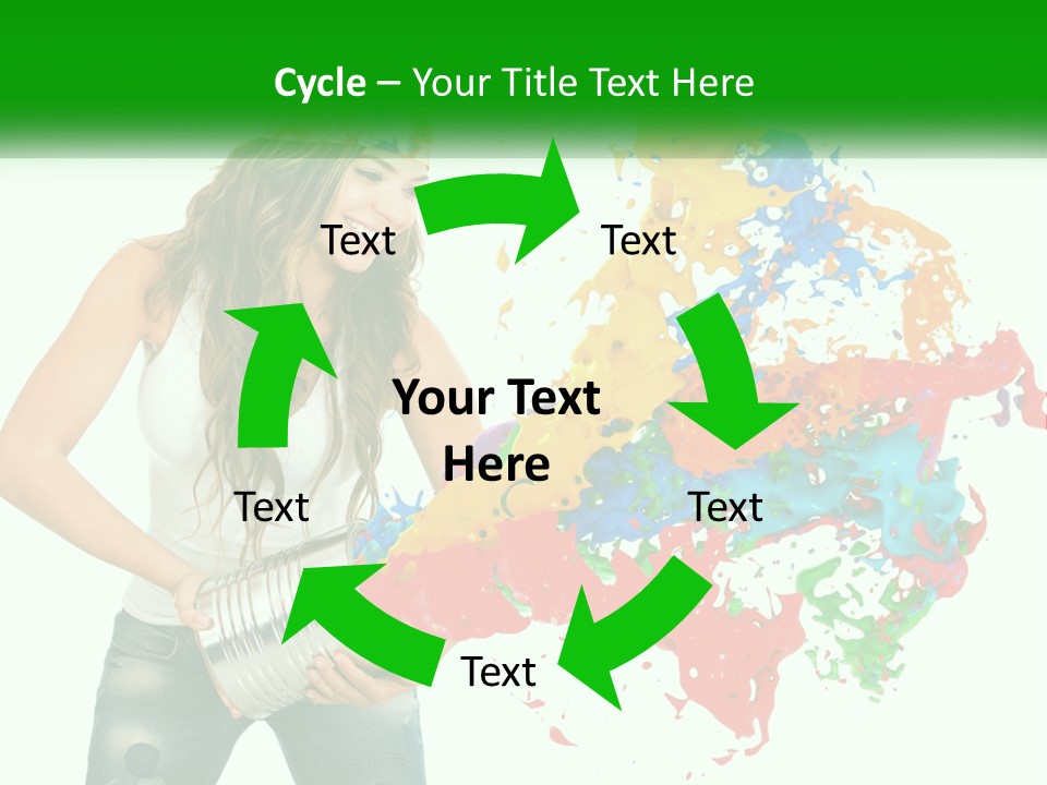 Electric House Temperature PowerPoint Template
