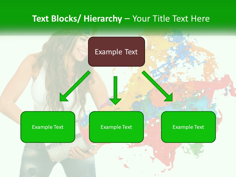 Electric House Temperature PowerPoint Template