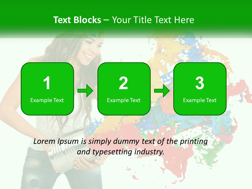 Electric House Temperature PowerPoint Template