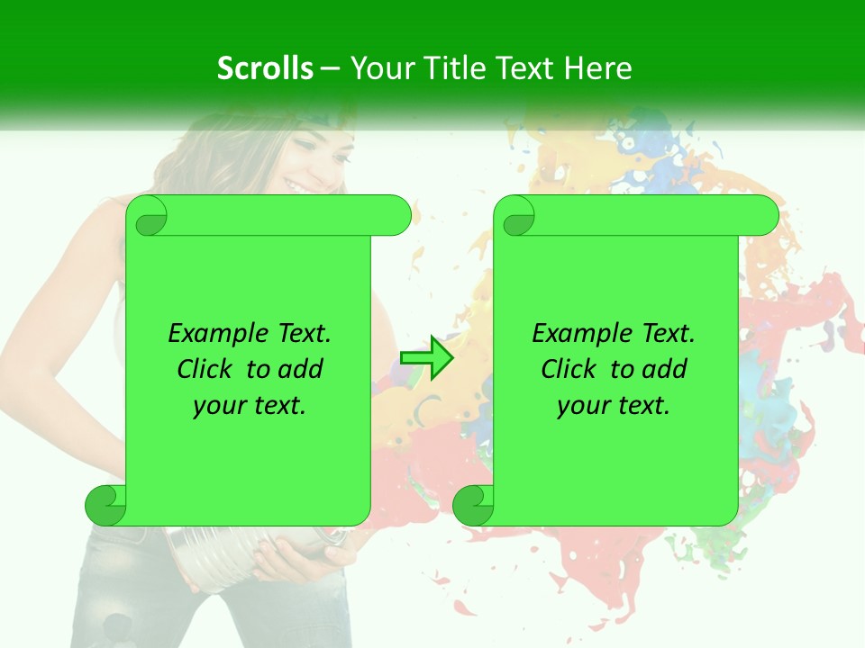 Electric House Temperature PowerPoint Template