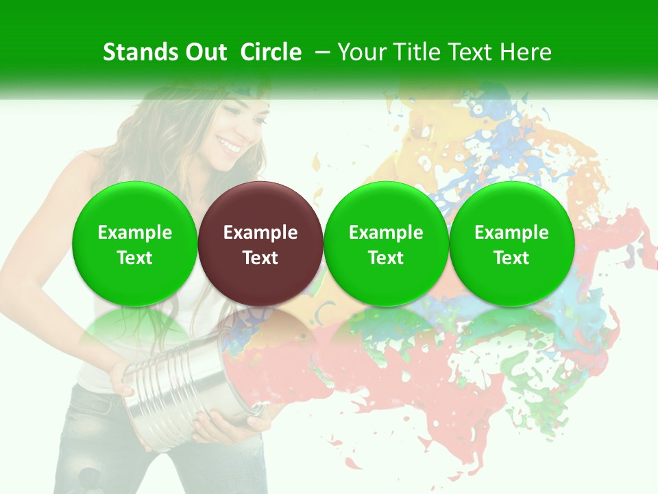 Electric House Temperature PowerPoint Template