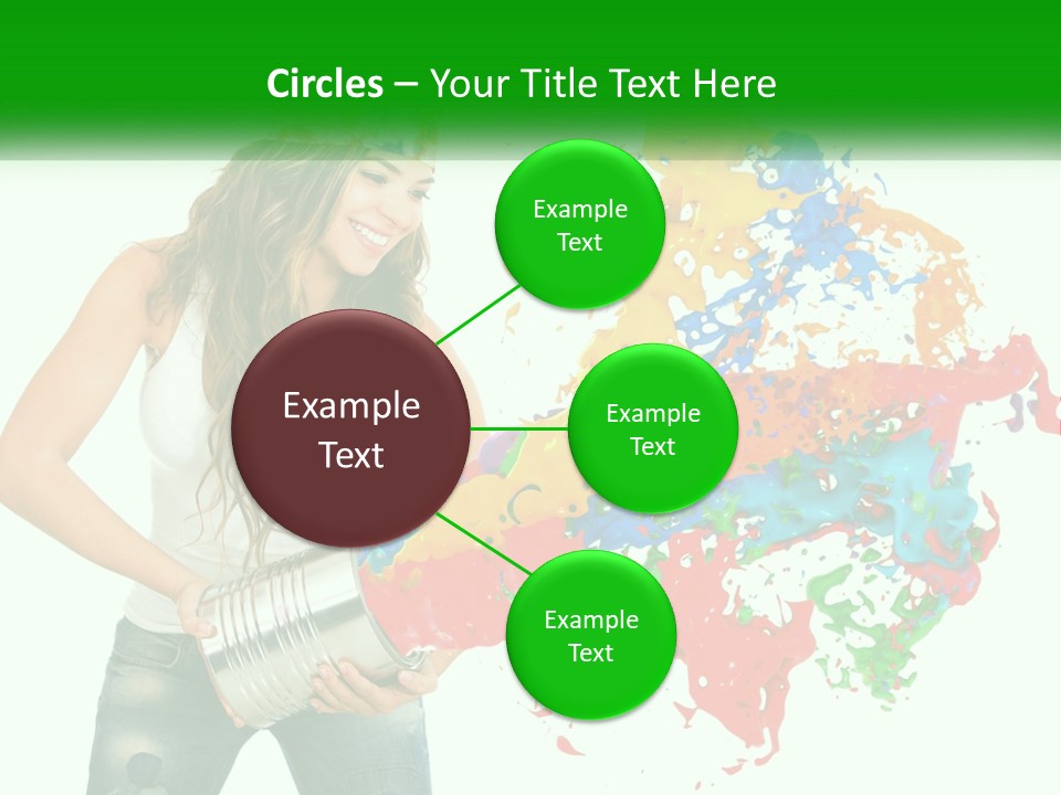 Electric House Temperature PowerPoint Template