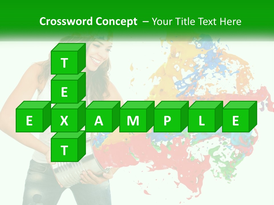 Electric House Temperature PowerPoint Template