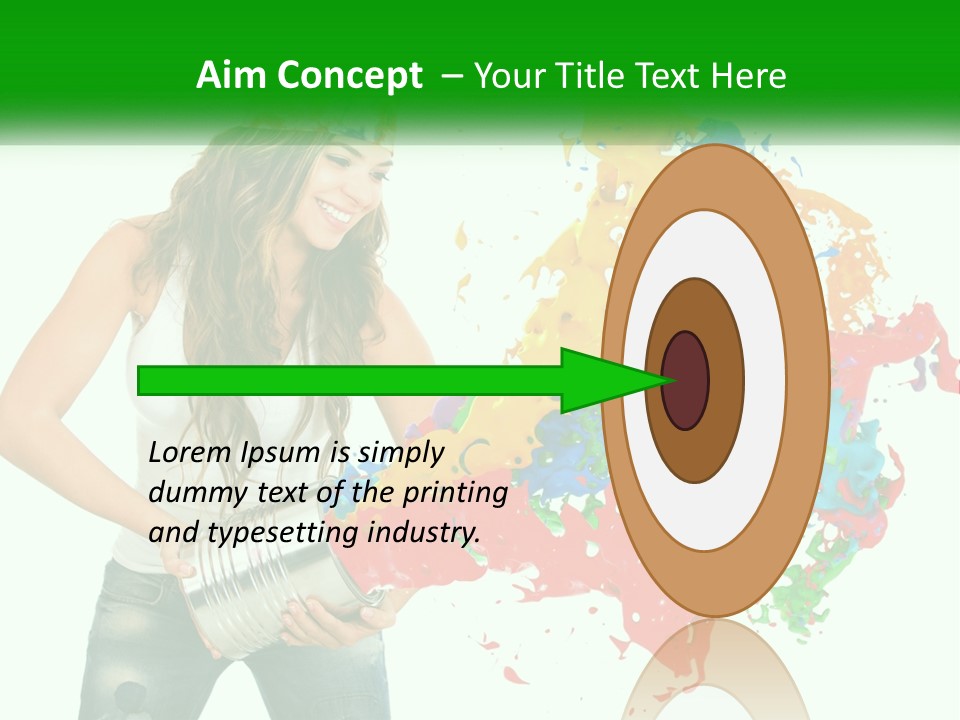 Electric House Temperature PowerPoint Template