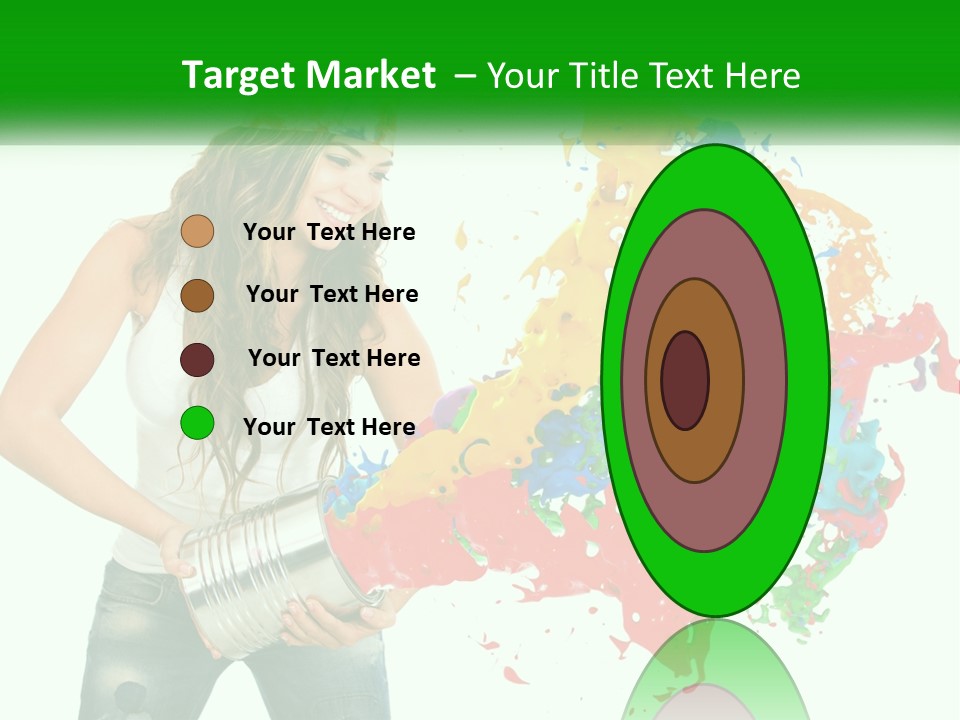 Electric House Temperature PowerPoint Template