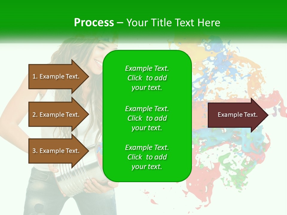 Electric House Temperature PowerPoint Template