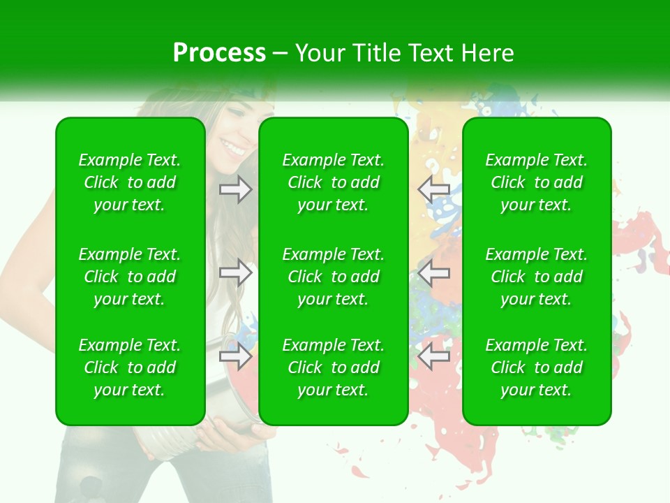 Electric House Temperature PowerPoint Template