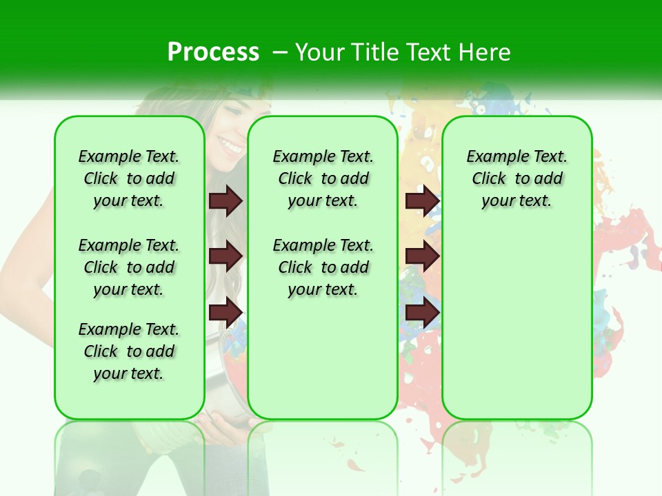 Electric House Temperature PowerPoint Template