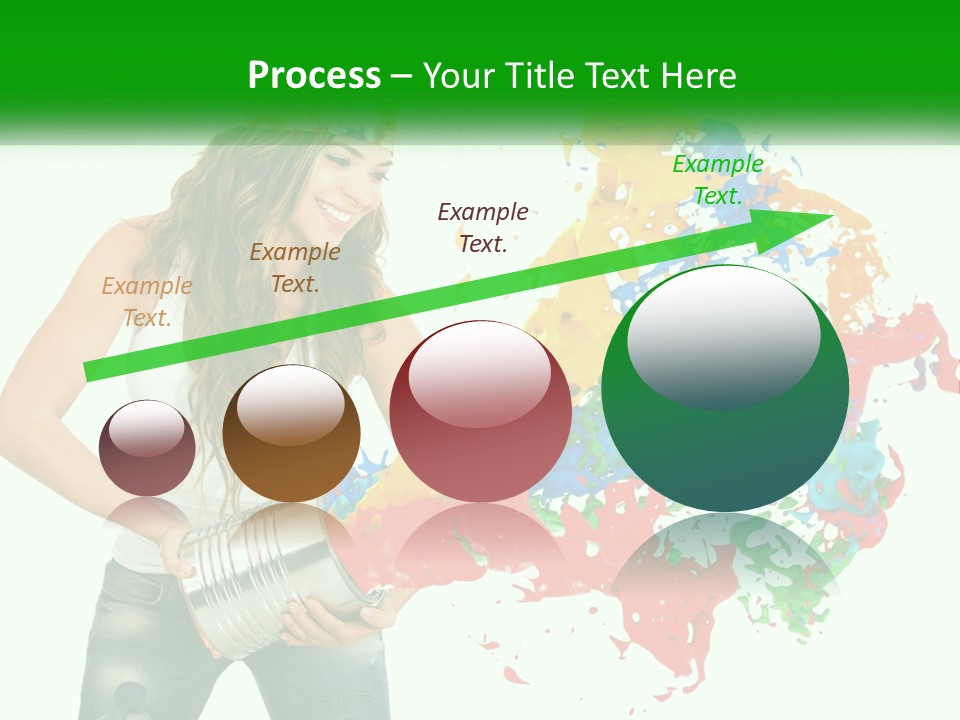 Electric House Temperature PowerPoint Template