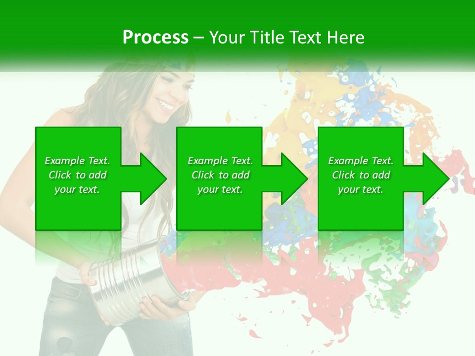 Electric House Temperature PowerPoint Template