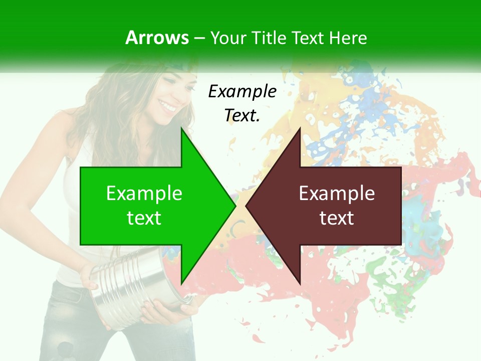 Electric House Temperature PowerPoint Template