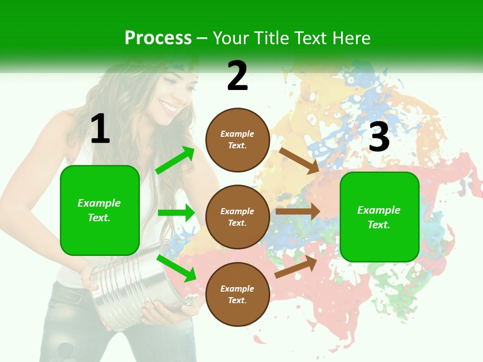 Electric House Temperature PowerPoint Template