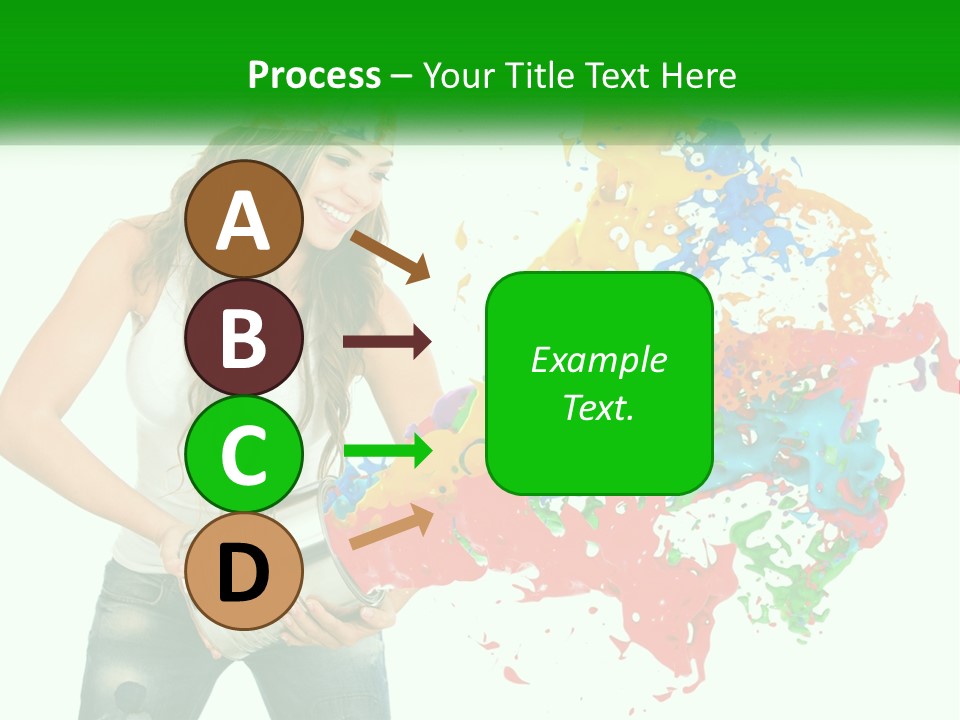 Electric House Temperature PowerPoint Template