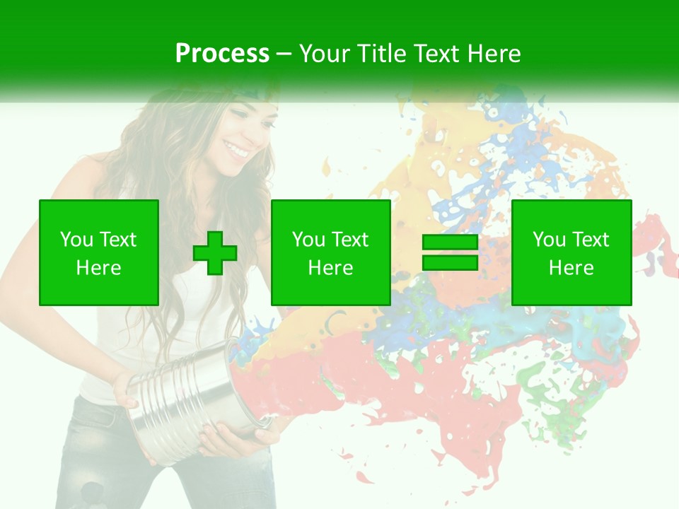Electric House Temperature PowerPoint Template