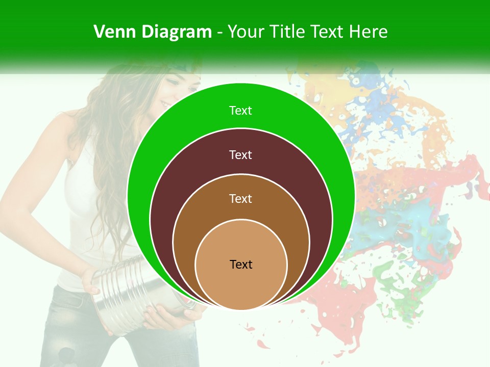 Electric House Temperature PowerPoint Template