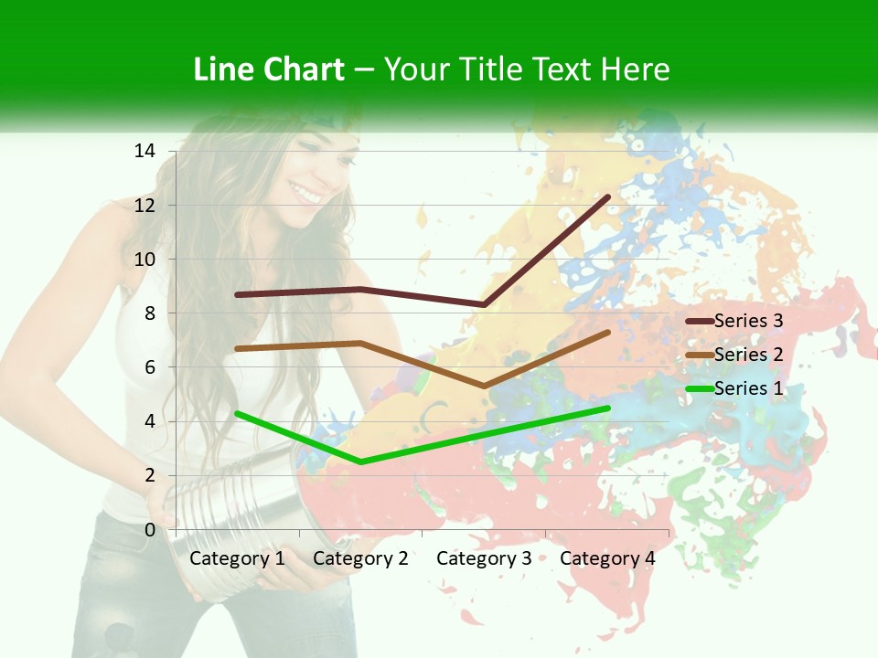 Electric House Temperature PowerPoint Template
