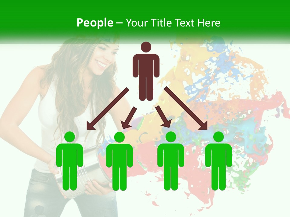 Electric House Temperature PowerPoint Template