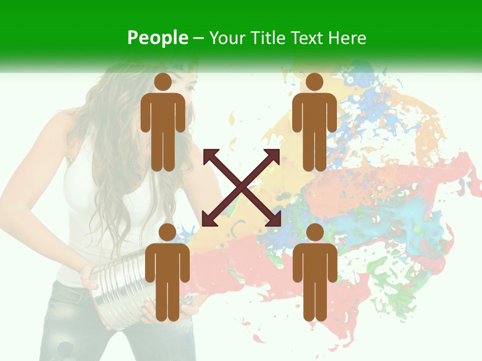 Electric House Temperature PowerPoint Template