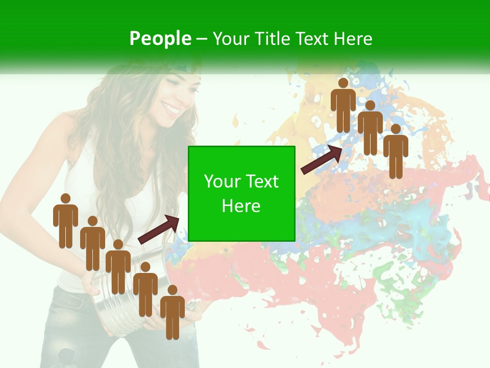 Electric House Temperature PowerPoint Template