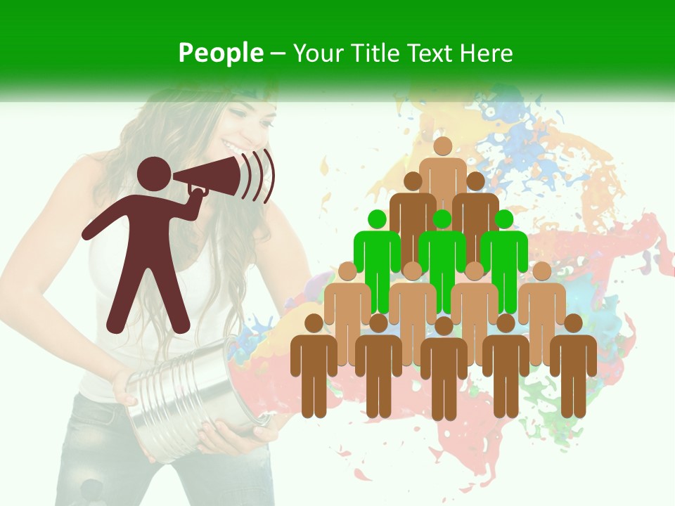 Electric House Temperature PowerPoint Template