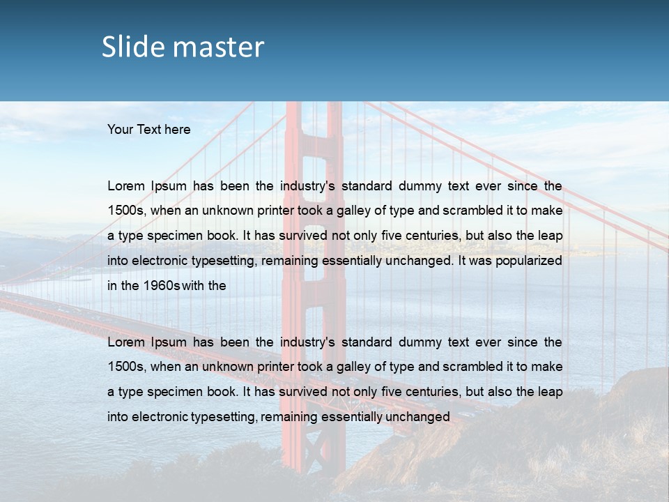 Power Switch House PowerPoint Template