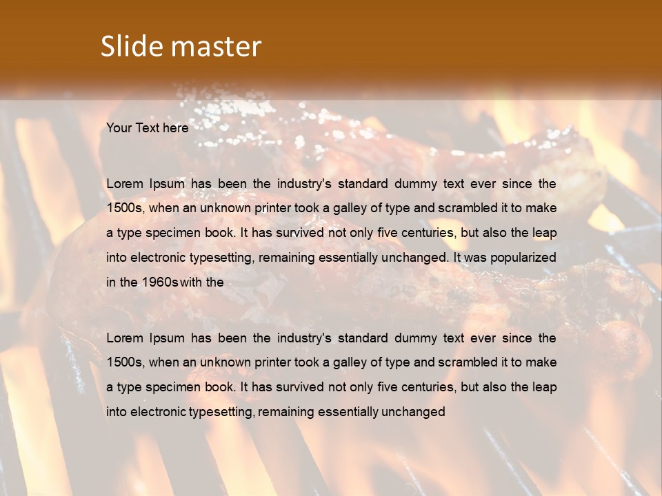 Air Equipment Cool PowerPoint Template