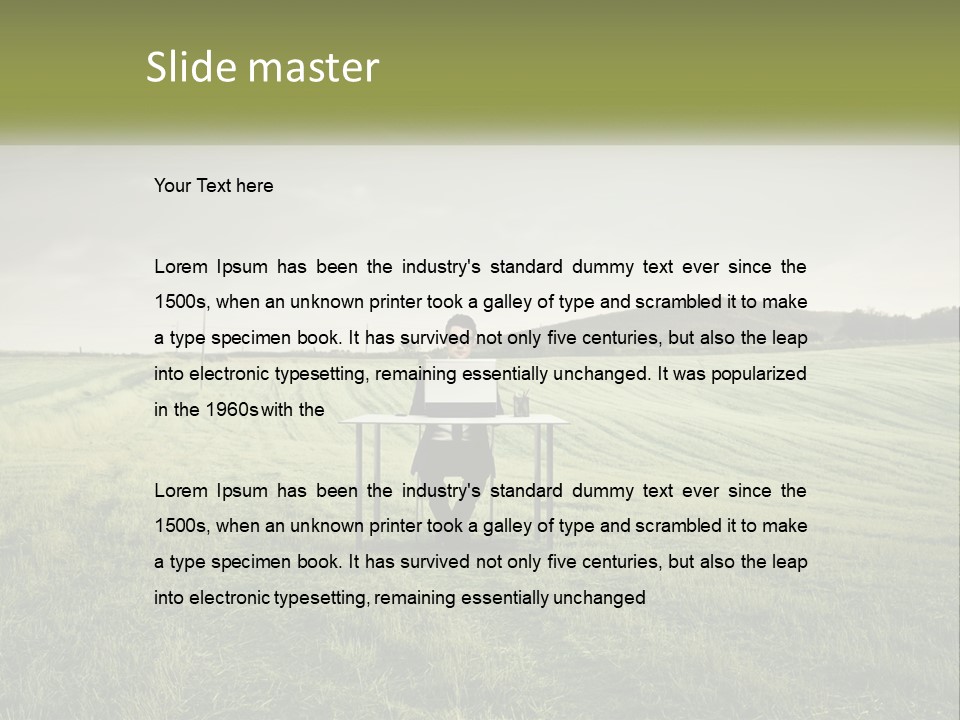 Home Cold Equipment PowerPoint Template