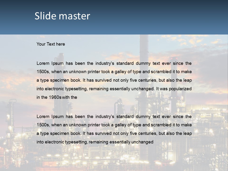 Remote Cooling Part PowerPoint Template