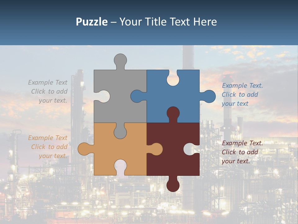 Remote Cooling Part PowerPoint Template