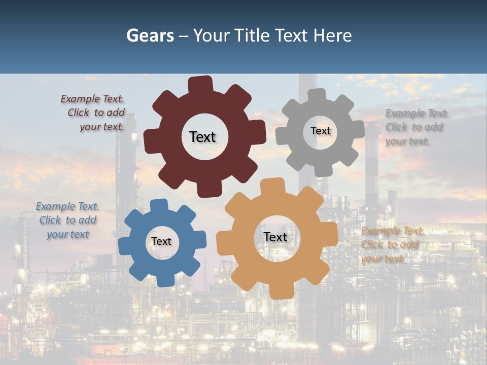 Remote Cooling Part PowerPoint Template