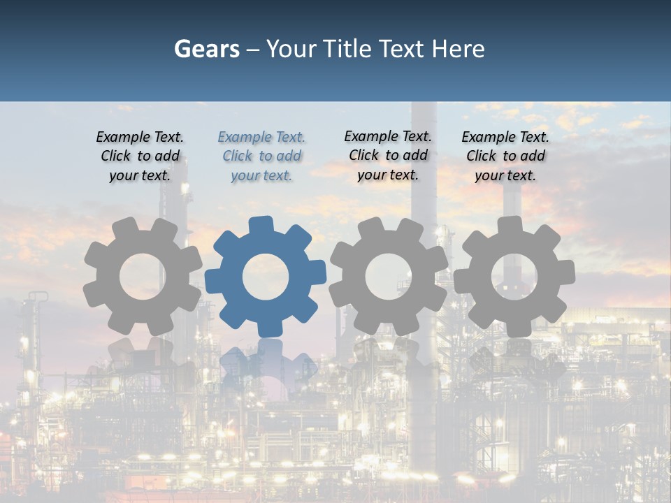 Remote Cooling Part PowerPoint Template