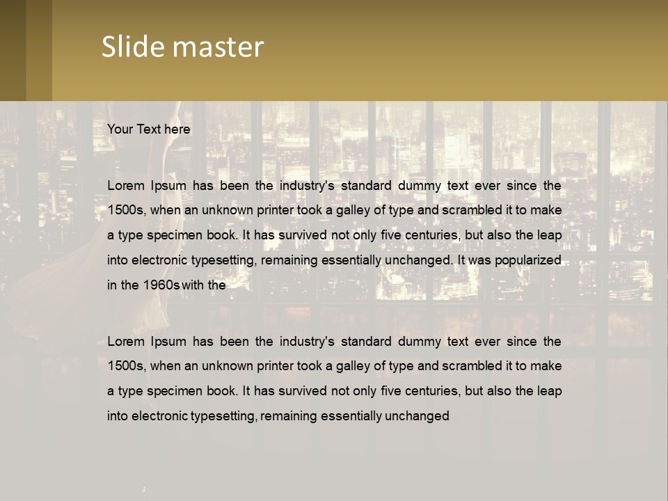 Condition Heat Air PowerPoint Template