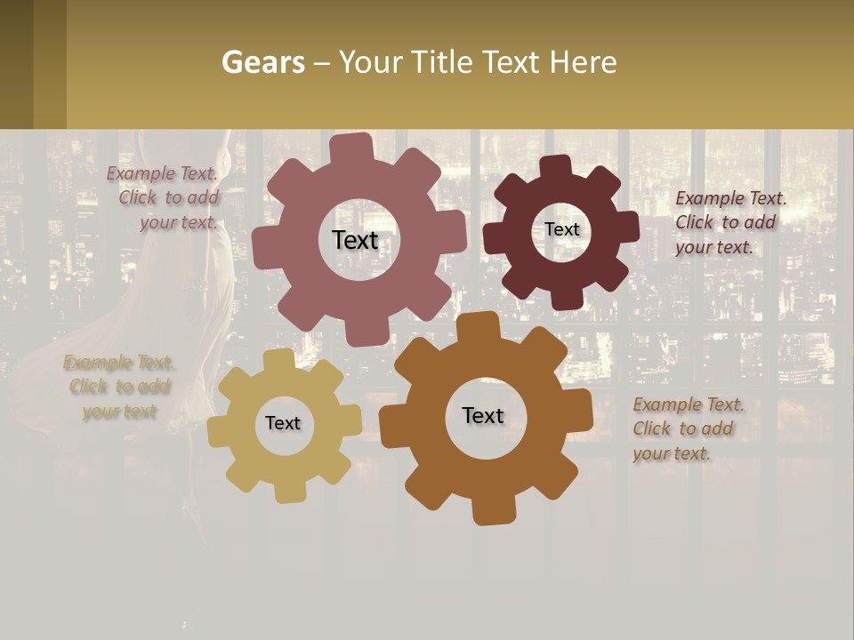 Condition Heat Air PowerPoint Template