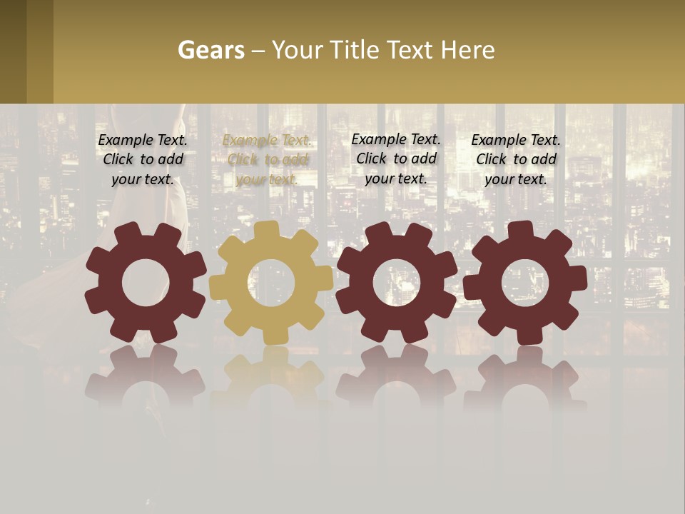 Condition Heat Air PowerPoint Template