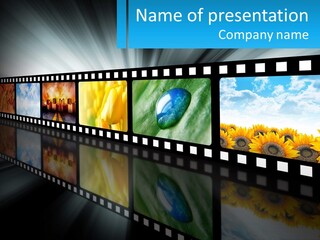 Conditioner Electricity Cold PowerPoint Template